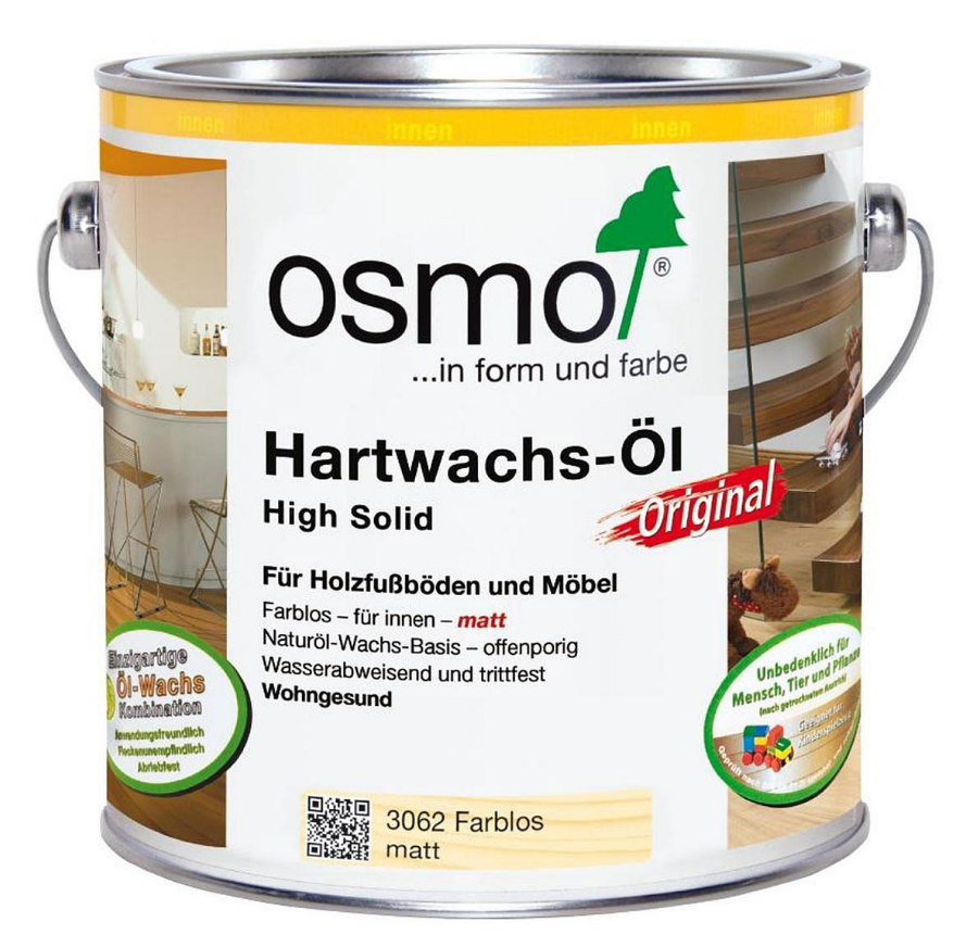 Osmo Hartwachs-Öl Original farblos halbmatt 2,5 Ltr.