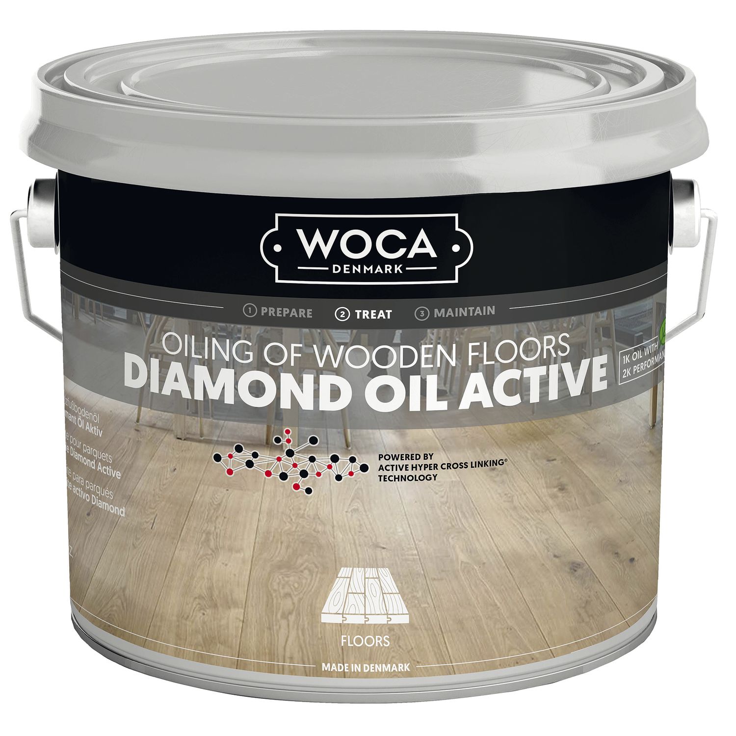 Woca Diamond Oil Active weiß 1 Liter