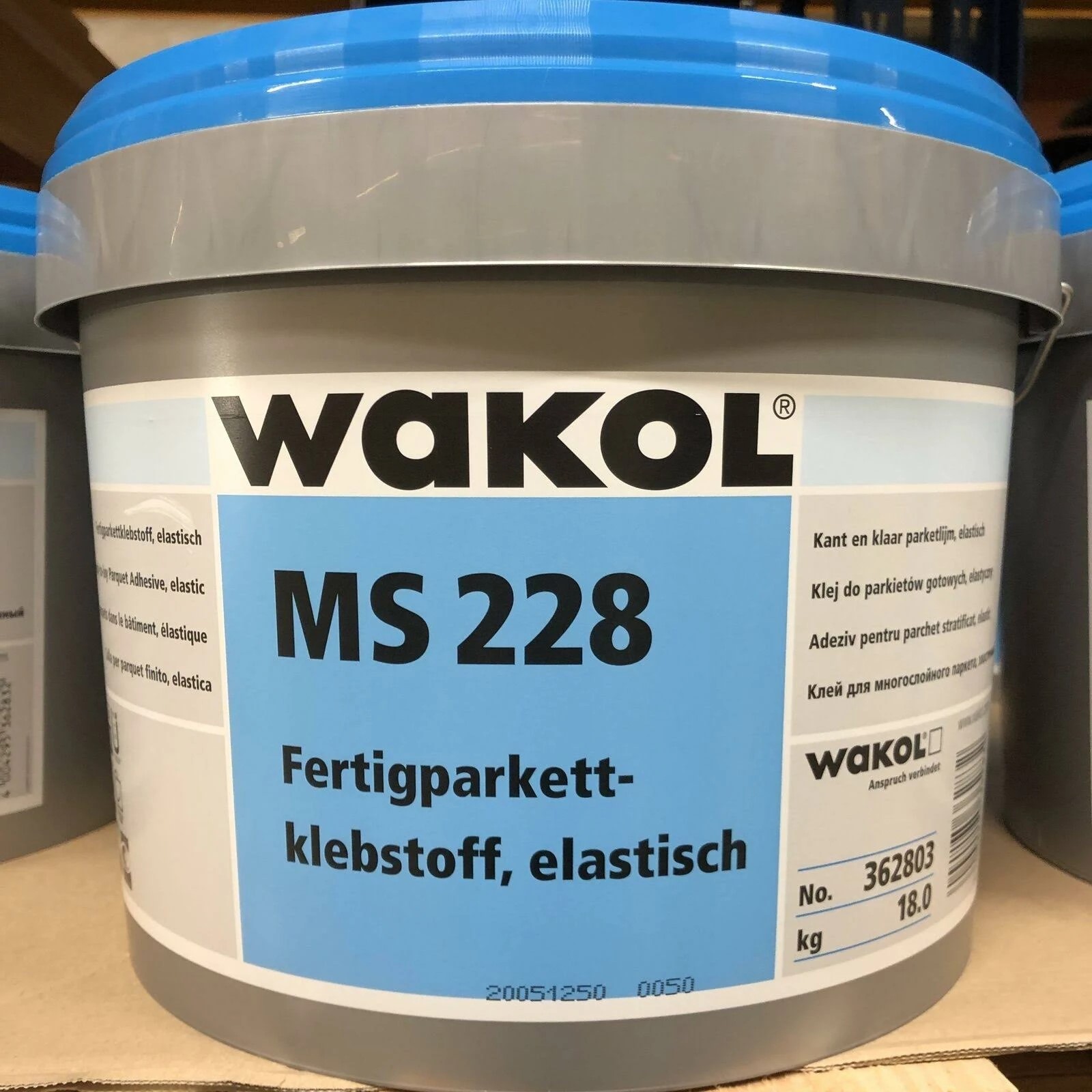 WAKOL MS 228 PARKETTKLEBSTOFF, ELASTISCH 18KG